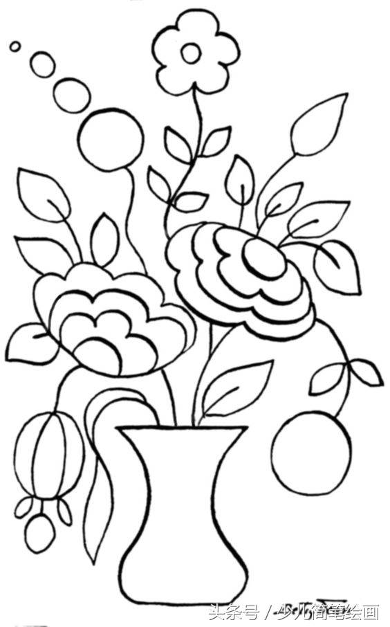 花盆简笔画