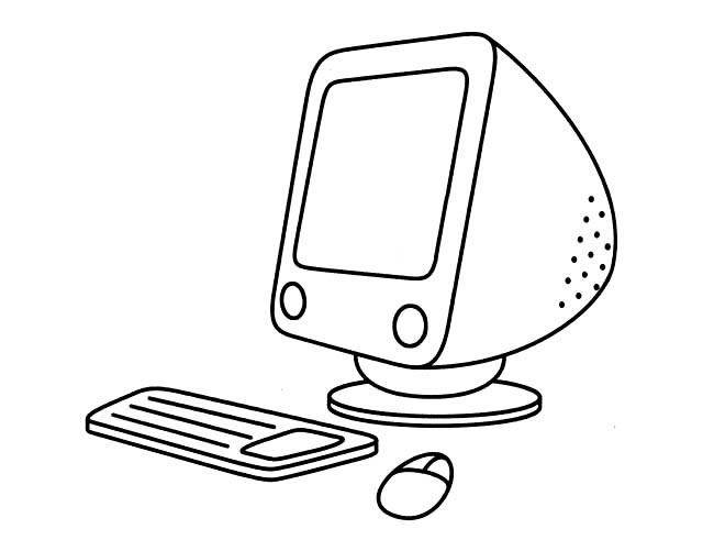 电脑简笔画