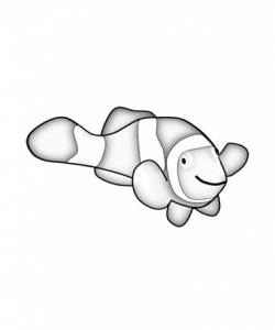 小丑鱼简笔画