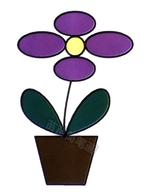 花盆简笔画