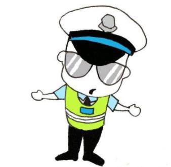 交警简笔画