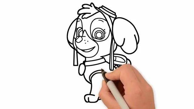 汪汪队简笔画