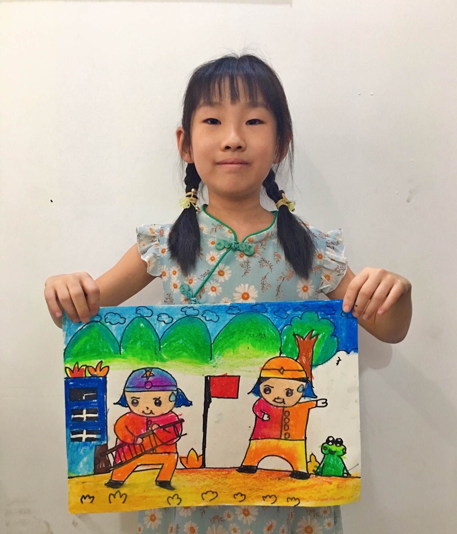 消防员绘画