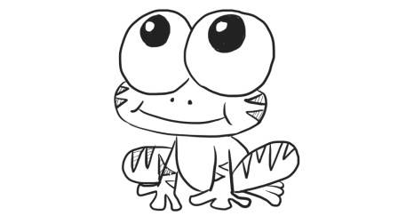 小青蛙绘画