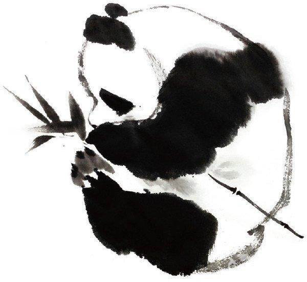 熊猫画法