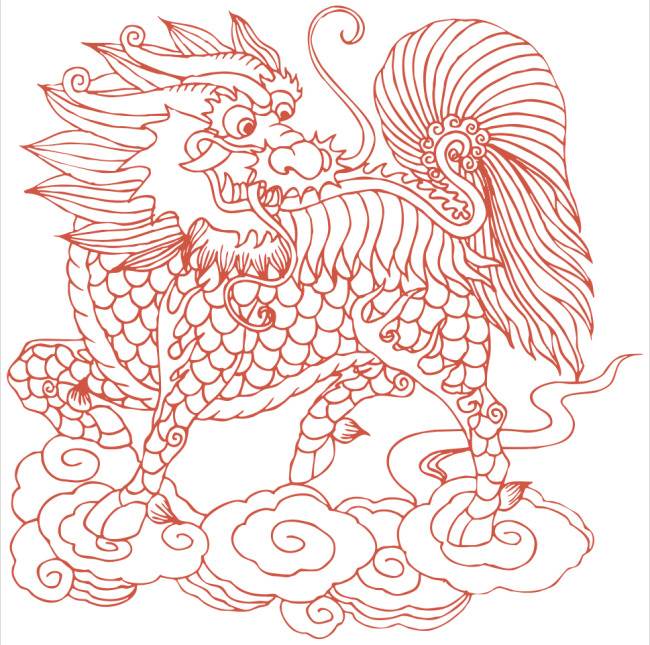 麒麟绘画