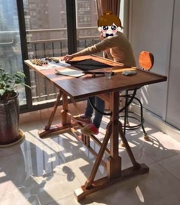 书桌绘画
