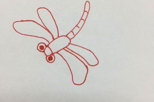 蜻蜓的简笔画