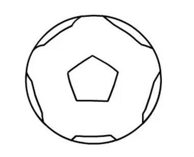 足球的简笔画