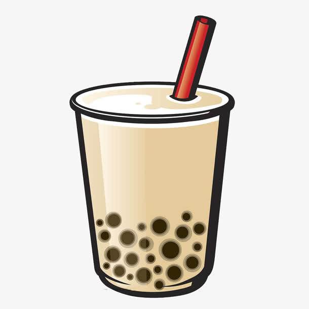 奶茶简笔画