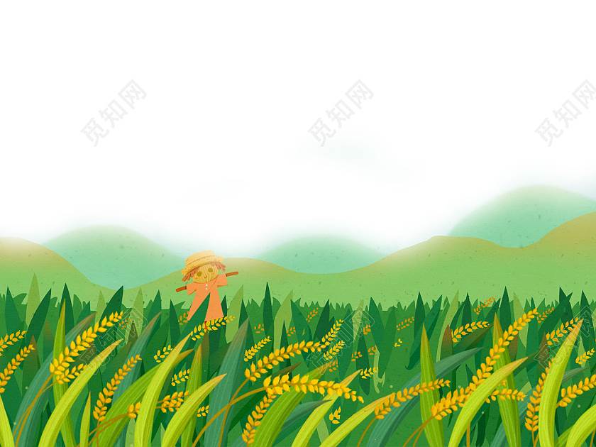 稻穗简笔画