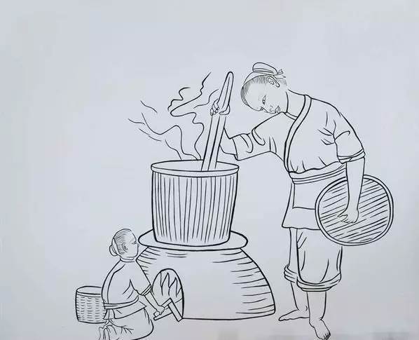 古代女子简笔画