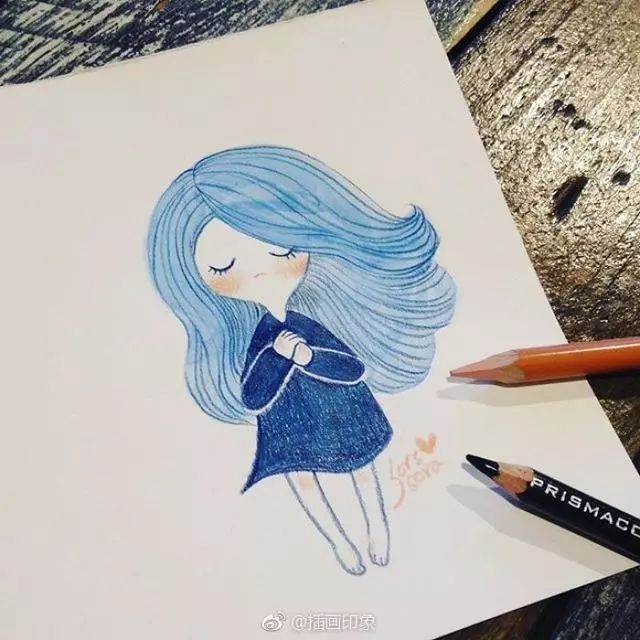 古代女子简笔画