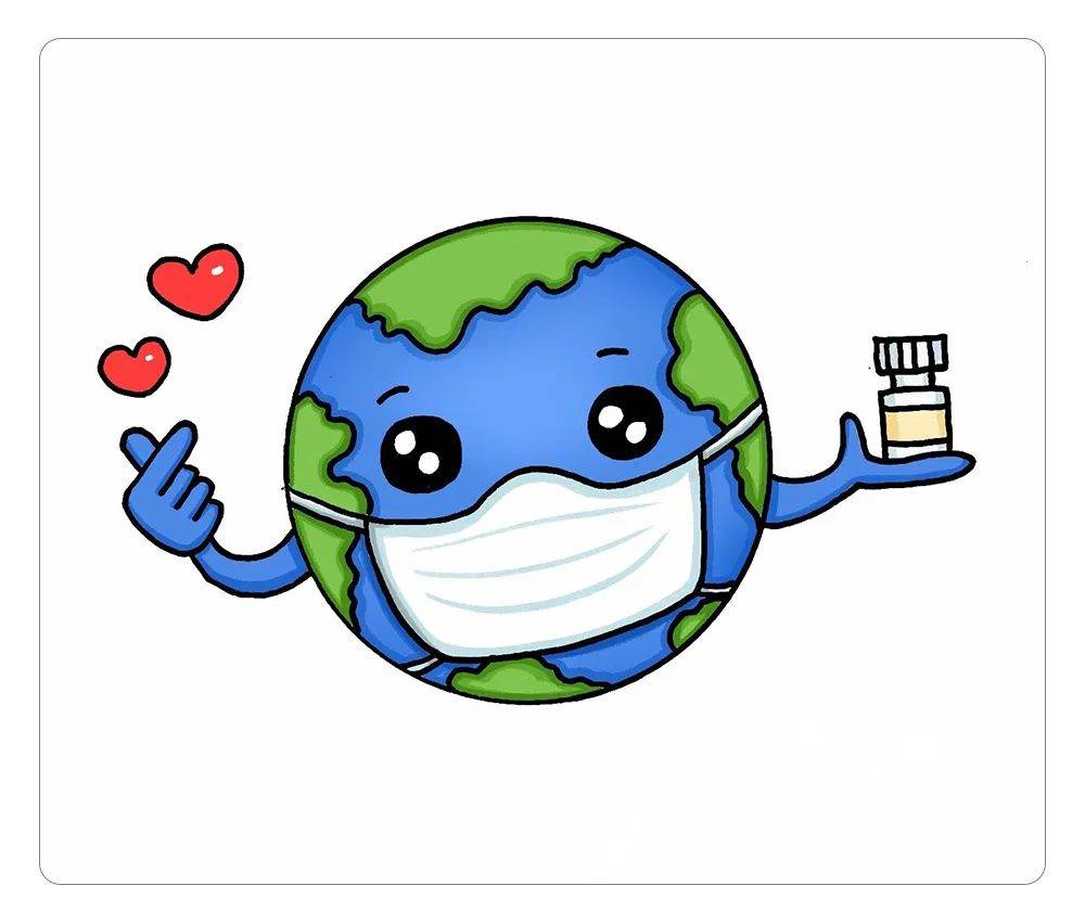 保护地球简笔画