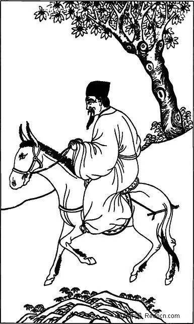 古代女子简笔画