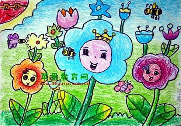 花儿童画