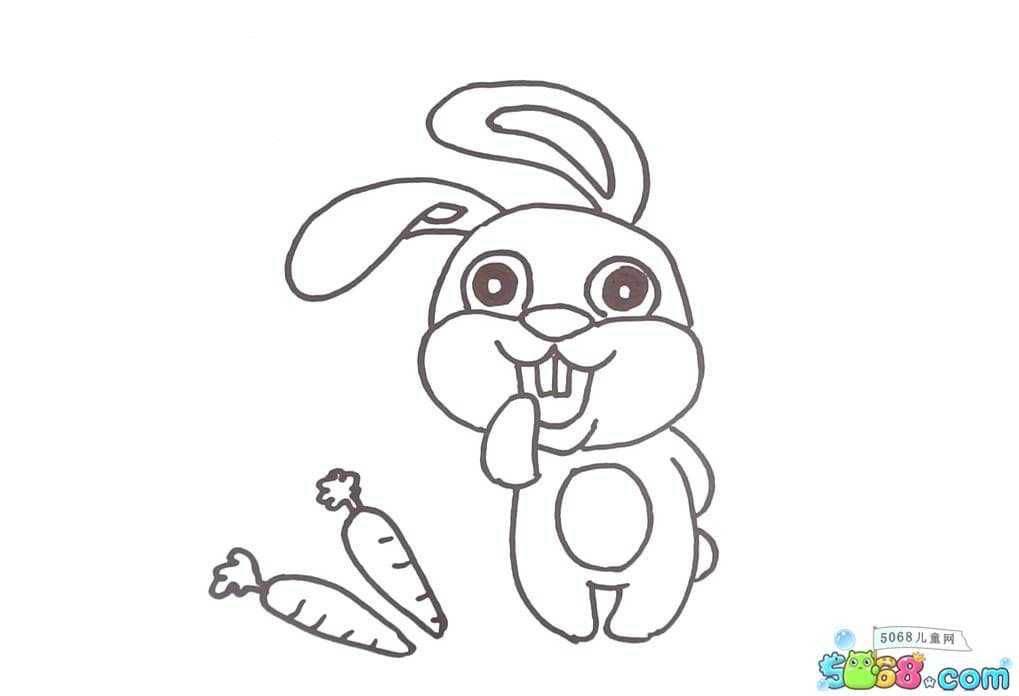 兔子卡通画