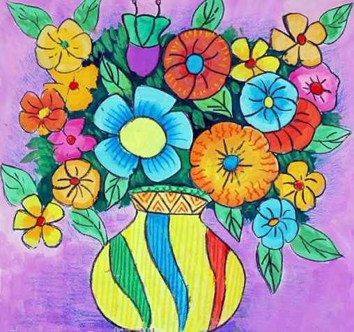 花儿童画