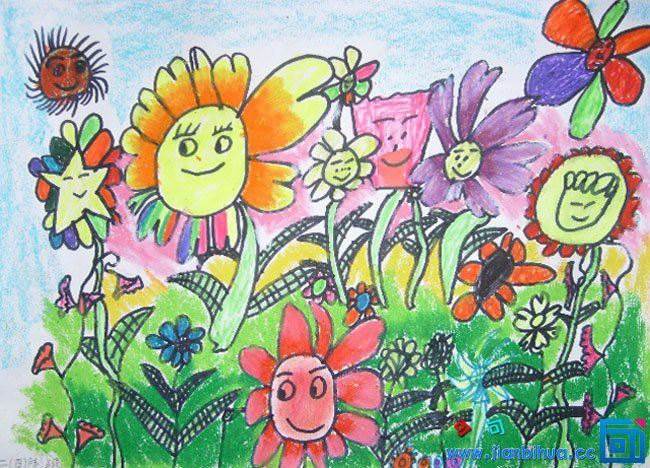 花儿童画