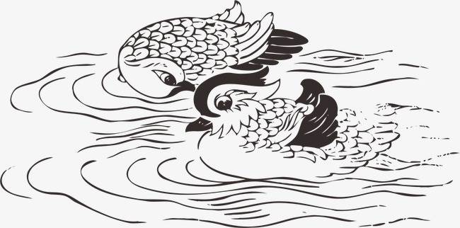 鸳鸯简笔画