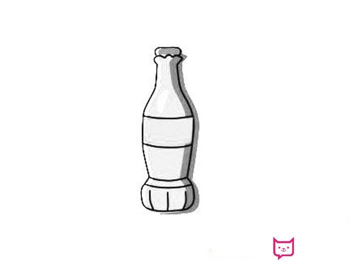 可乐的简笔画