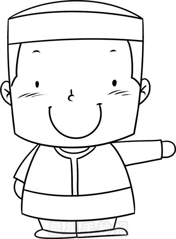 男童简笔画