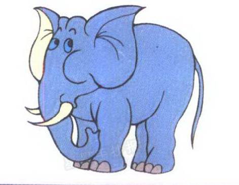 大象简笔画图片