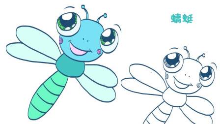 小蜻蜓简笔画