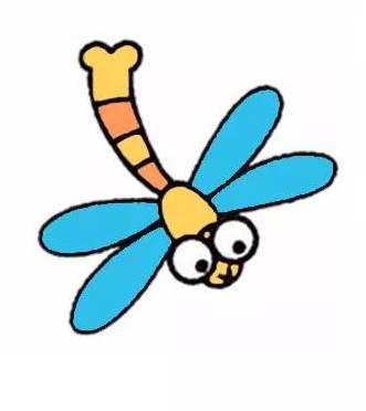 小蜻蜓简笔画