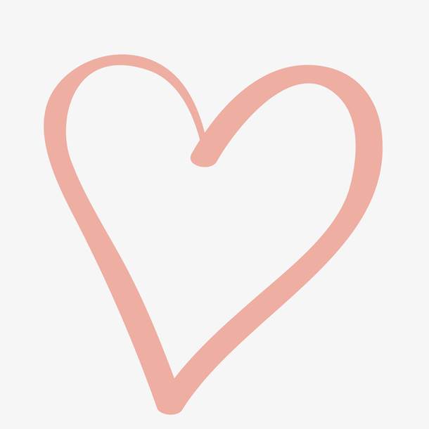 爱心图片简笔画