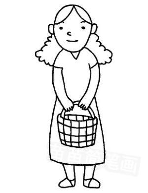 妈妈图片简笔画