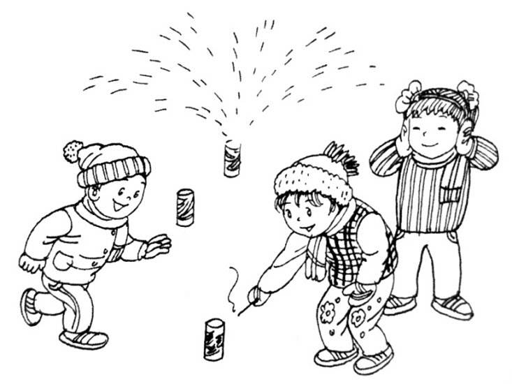 关于春节的简笔画