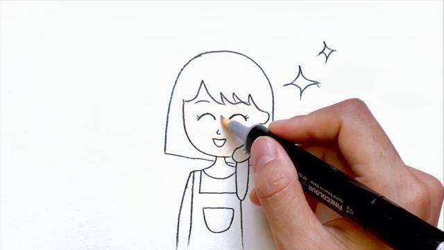 妈妈图片简笔画