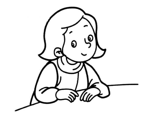 妈妈图片简笔画