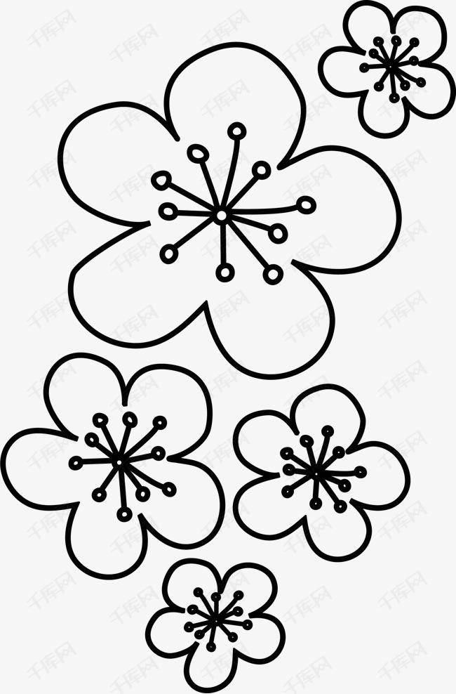 简笔画花图片大全