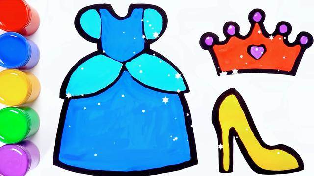 漂亮的裙子简笔画