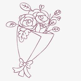 一束花的简笔画