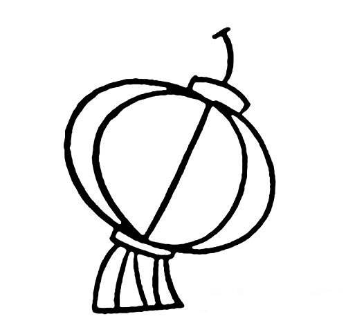 灯笼简笔画