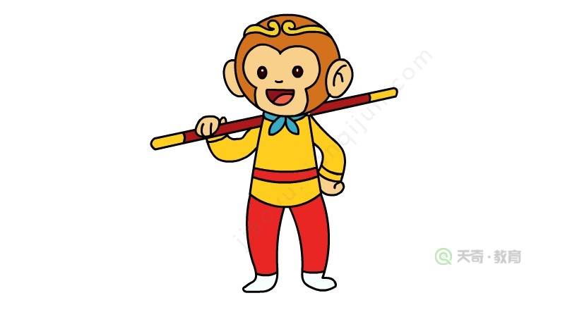 孙悟空卡通简笔画