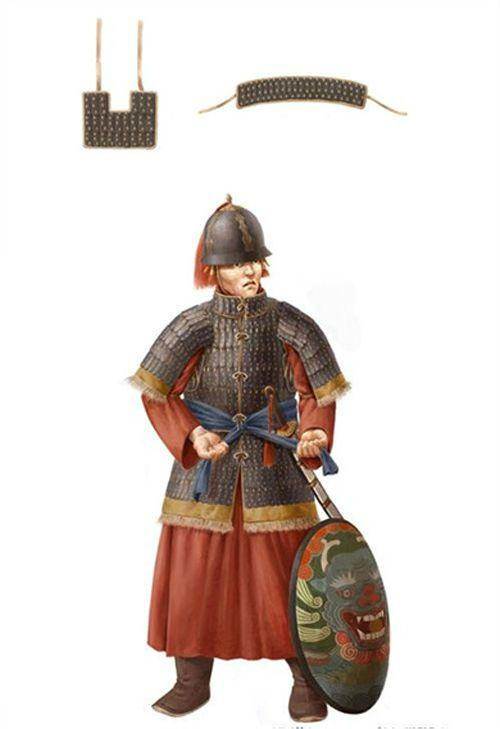 古代士兵简笔画