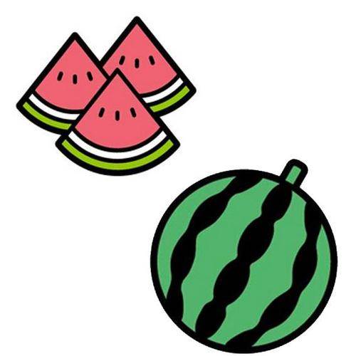 儿童简笔画西瓜