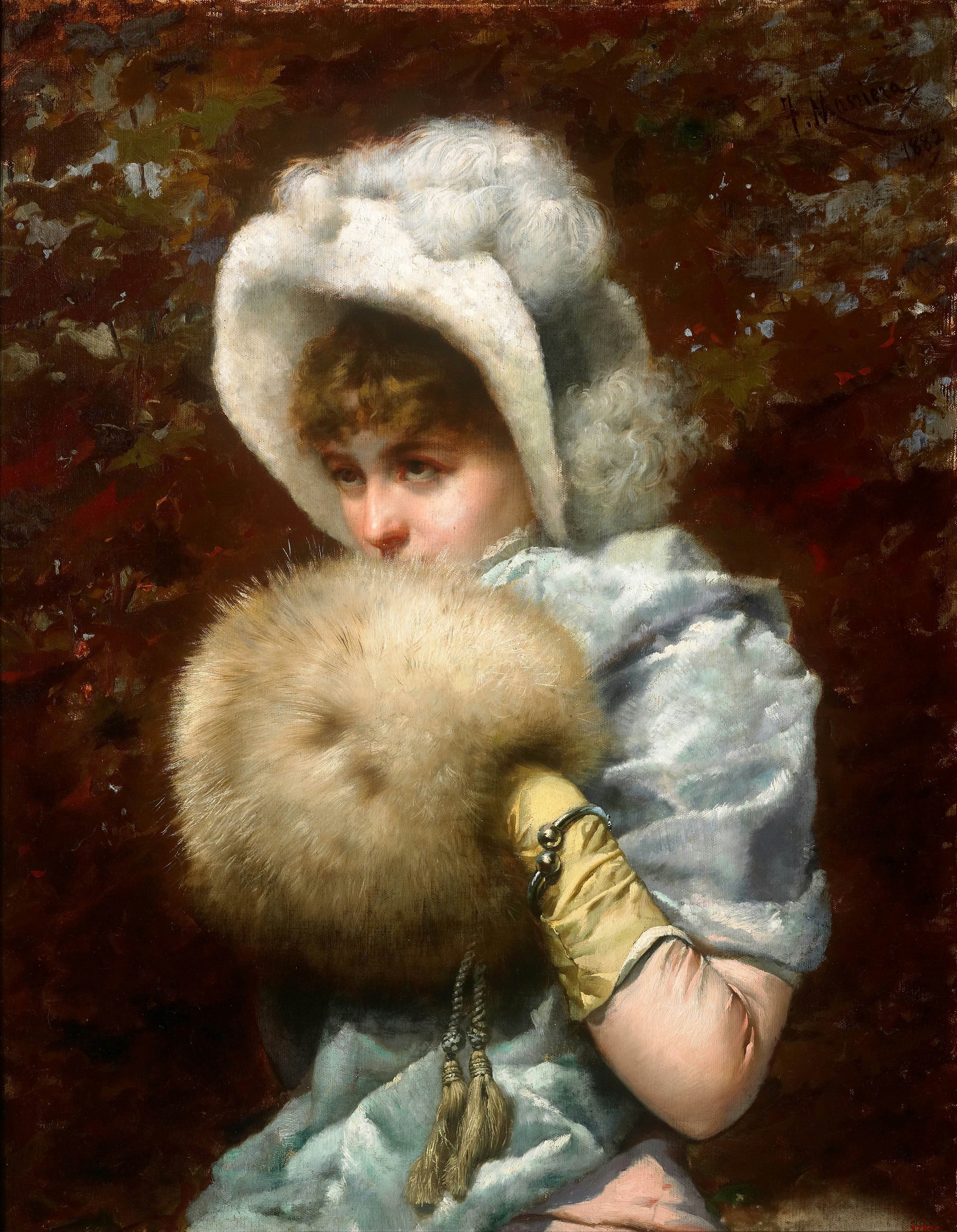 1882年冬季Winter 1882 Francesc Masriera油画作品欣赏