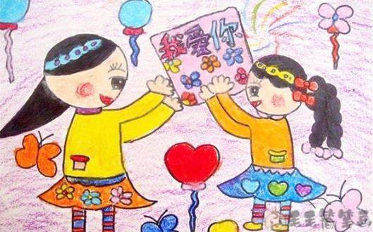 母亲节画画