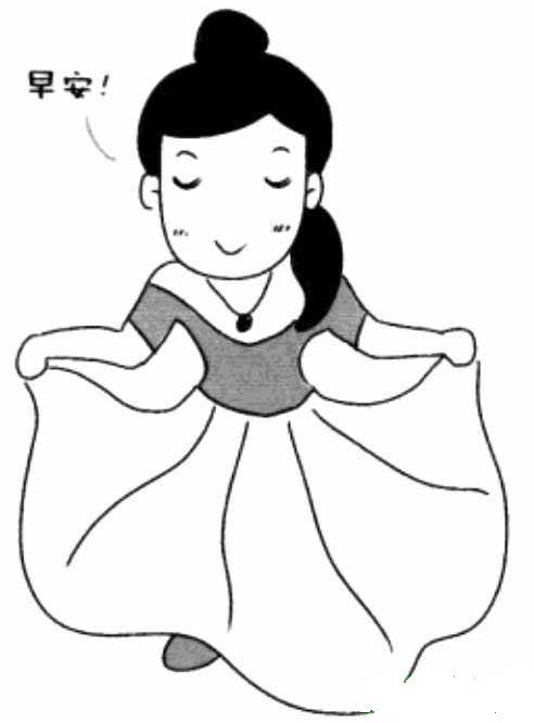 公主简笔画