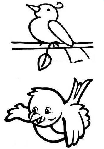 小鸟简笔画