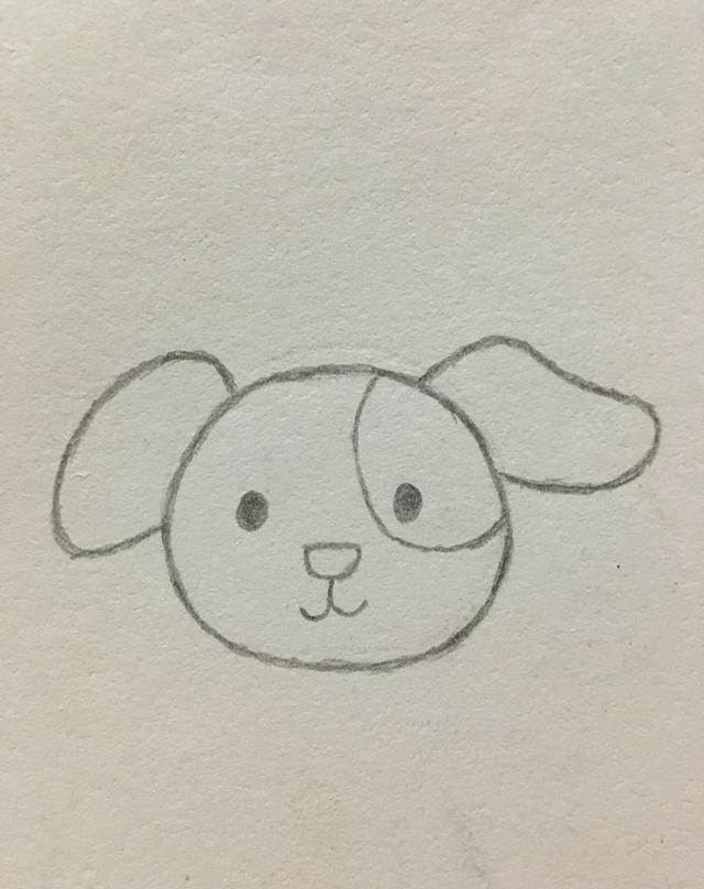 小狗的简笔画