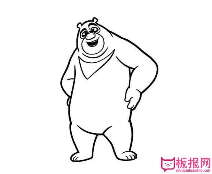 熊二简笔画