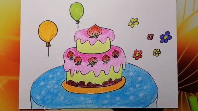 画蛋糕作品大全