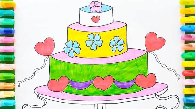 画蛋糕作品大全