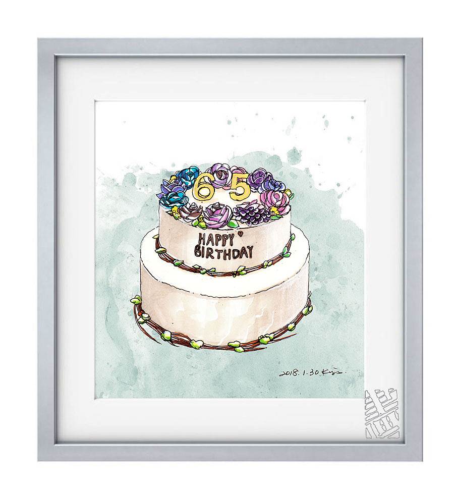 画蛋糕作品大全